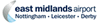 East Midlands Jet Parks Plus logo