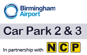 Birmingham Airport Car Parks 2 & 3 (formerly Short and Medium Stay 2 & 3) logo